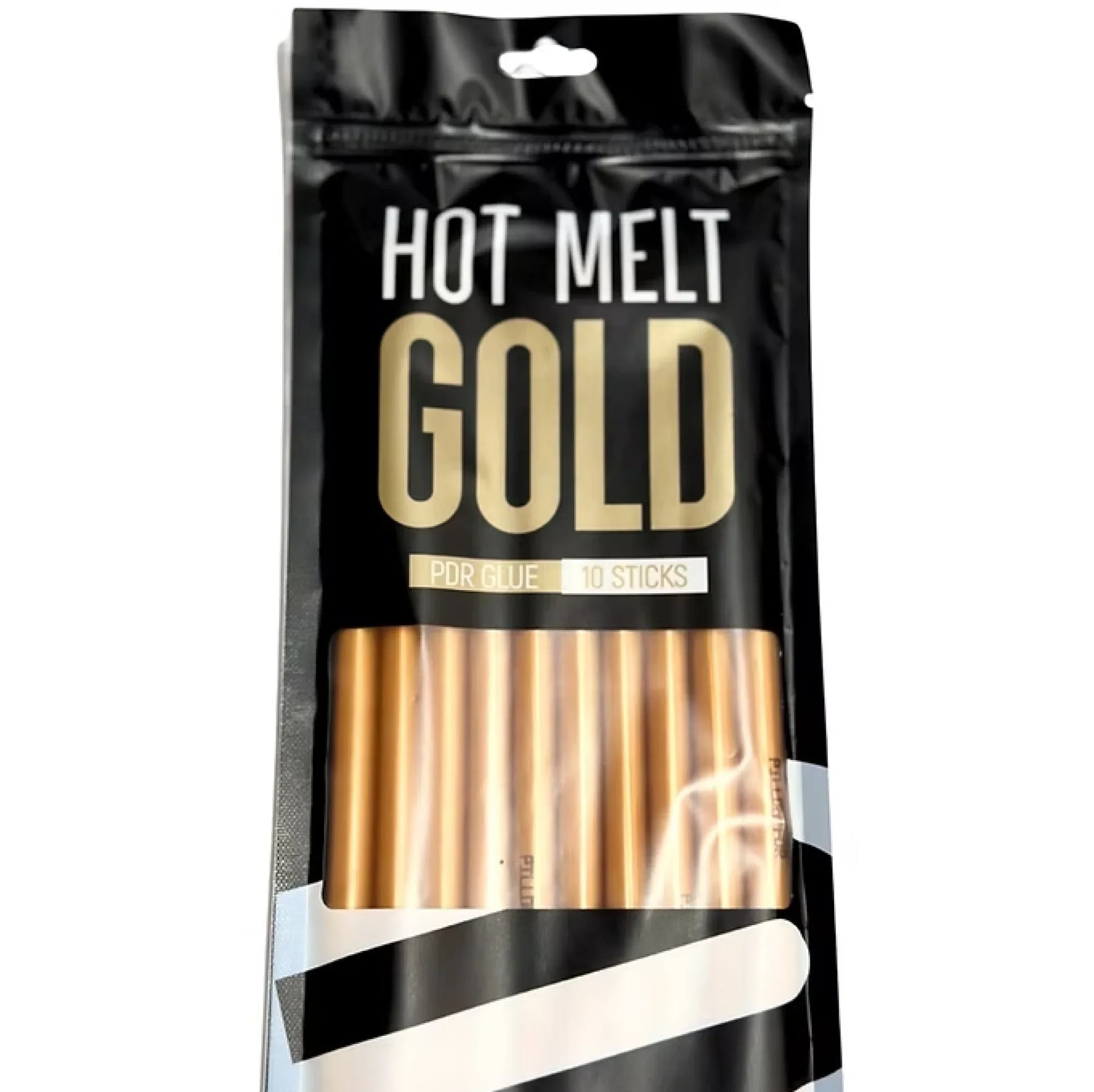 PDR INOX Gold Hot Melt Glue Sticks (10 Pack) - Strong Adhesion