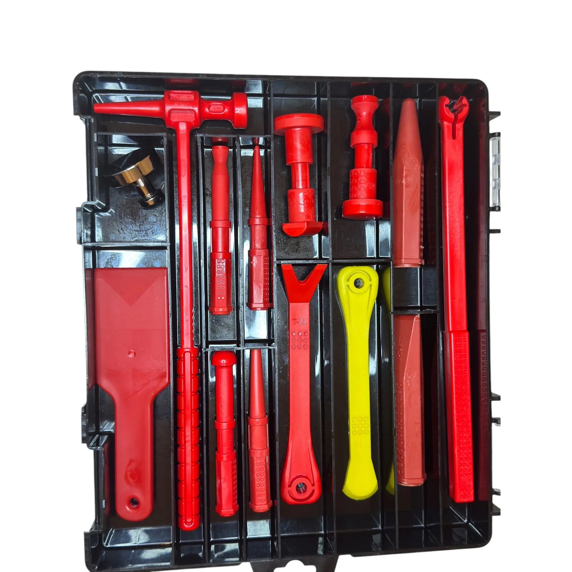 Set Plastic PDR Dent Repair  Hammer and Bit Set 10 Pieces InoxPDR